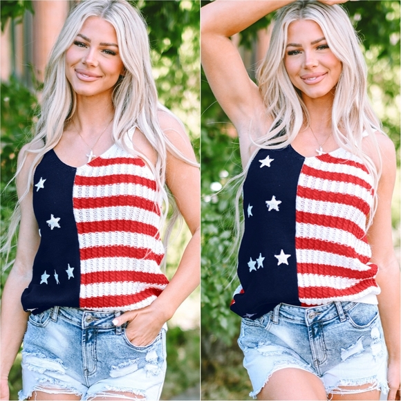 Old Glory Knit Cami - Picture 2 of 10